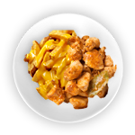 Chips, Cheese & Chicken Tikka 