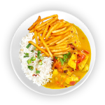 Any Curry Sauce, Rice Or Chips 