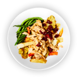 Pulled Chicken Loaded Fries 